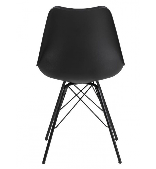 Krzesło skandynawskie Eris czarne