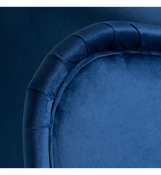 Fotel uszak Emilia niebieski