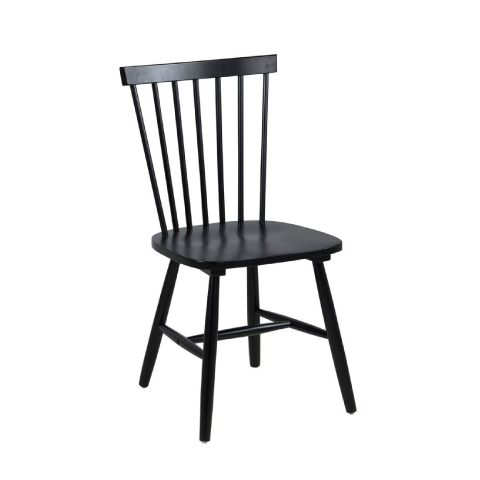 Riano Krzesło drewniane czarne patyczak klasyczne