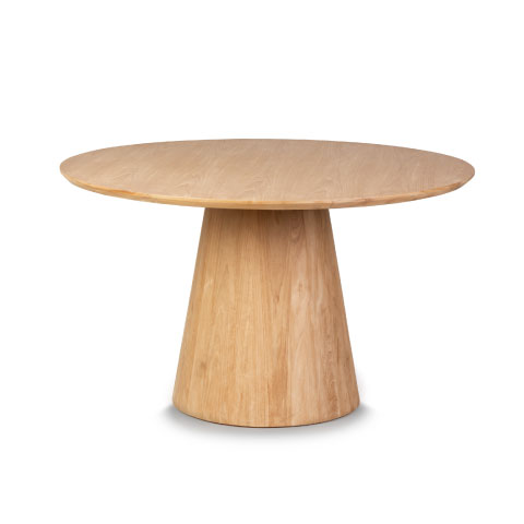 Fungo Stół do jadalni 130 cm drewniany naturalny